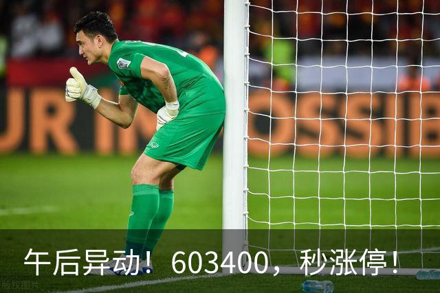 午后异动！603400，秒涨停！